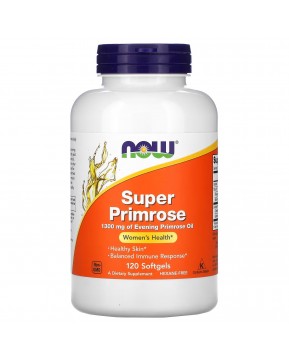 NOW Foods, Super Primrose, масло примулы вечерней, 1300 мг, 120 капсул